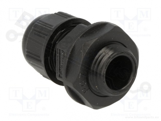 Kabelwartel 3-6.5mm PG7 IP68 water-/stofdicht zwart